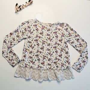 NORDSTROMS TUCKER + TATE :: FOX & FLOWER Waffle long sleeve T - SO CUTE!